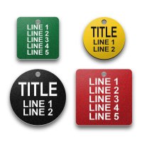 Heavy-Duty Plastic Tags