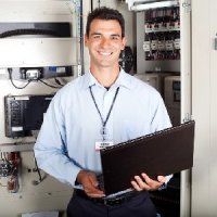 Carolina Laser founders, an automation engineer and a purchasing agent