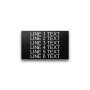 Plastic Nameplate - 3" x 5" - 3/8" Text