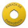 22mm Spanish Emergency Stop Legend Plate