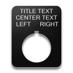 22mm Rectangular legend plate, selector switch 22mm Rectangular legend plate, selector switch