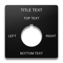 Plastic Legend Plate - Joystick - 30mm