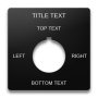 Plastic Legend Plate - Joystick - 30mm