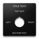 Plastic Legend Plate - Joystick - 22mm