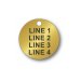 (image for) Engraved Brass Tag - 1.5" Round - Style 3