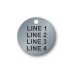 (image for) Engraved Stainless Steel Tag - 1.5" Round - Style 3