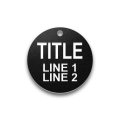 engraved plastic conduit tag