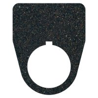Heavy-Duty Plastic Legend Plate - 22mm Traditional - Blank