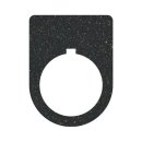 Heavy-Duty Plastic Legend Plate - 22mm AB 800F 11X - Blank
