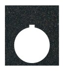 Heavy-Duty Plastic Legend Plate - 30mm 800T Jumbo - Blank