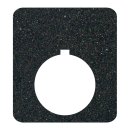 Heavy-Duty Plastic Legend Plate - 30mm Rectangular - Blank