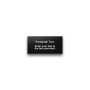 Heavy-Duty Plastic Nameplate - 2" x 4" - 1/4" Text
