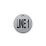 Engraved Stainless Steel Valve Tag - 1 1/4" Round - 5/8" Text
