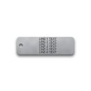 Engraved Stainless Steel Valve Tag - 3/4" x 2 1/2" - 3/32" Text