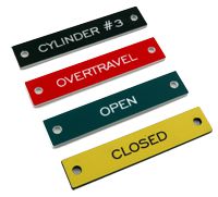 (image for) engraved plastic nameplates